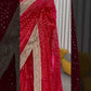 Designer Embroidered Georgette Saree for Wedding and Festive Wear