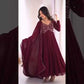Designer Faux Georgette Anarkali Suit for Festive and Occasion Wear