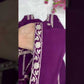 Royal Festive Embroidered Chinon Silk Kurta Sharara Set for Wedding and Celebration Wear