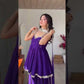 Royal Mirror Chinon Peplum Palazzo Dupatta Set for Festive and Wedding Functions