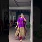 Paithani Style Jacquard Kaftan for Festive and Family Occasions