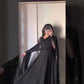 Elegant Black Georgette Anarkali Suit for Festive and Party Wear