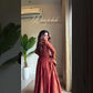Designer Cosmos Silk Maxi Anarkali Suit for Festive and Wedding Wear
