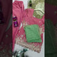Elegant Shimmer Silk Sharara Set for Festive and Wedding Wear