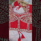 G-MEE Satin Silk Saree with Stitched Aangi Blouse with gota patti work