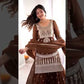 Embroidered Crunchy Silk Sharara Suit Set for Wedding and Festive Wear