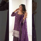 Royal Roman Shimmer Kurta Lehenga Set for Festive and Wedding Wear
