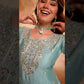 Elegant Embroidered Chinon Sharara Set for Festive Functions