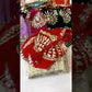Cream Chinon Saree with Kachi Gota Patti HandWork Fully Stitched Aangi Blouse
