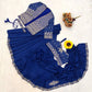 ready to wear saree with Koti in Crepe Silk fabric