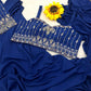 ready to wear saree with Koti in Crepe Silk fabric