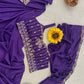 ready to wear saree with Koti in Crepe Silk fabric