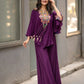 Chinon Embroidered Cape Style Palazzo Set for Festive and Party Wear