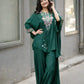 Chinon Embroidered Cape Style Palazzo Set for Festive and Party Wear