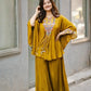 Chinon Embroidered Cape Style Palazzo Set for Festive and Party Wear