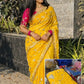 Handworked Gota Patti Georgette Saree with Sequence Lace Border